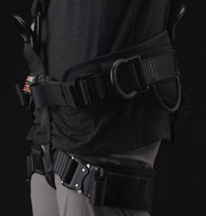 Fusion Climb Tac-Rescue harness shoulder padding supports upper body comfort