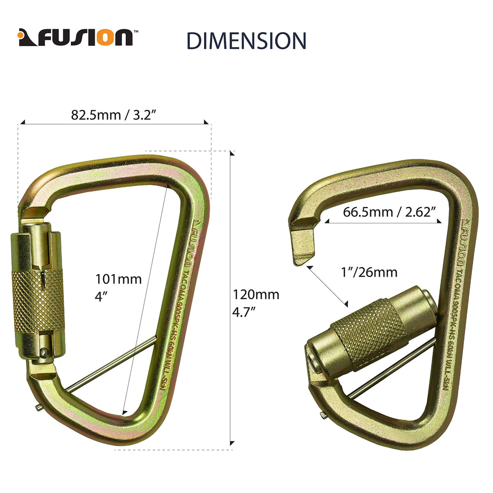 Fusion Climb Tacoma auto-locking system in action for enhanced safety on climbs