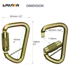 Fusion Climb Tacoma auto-locking system in action for enhanced safety on climbs