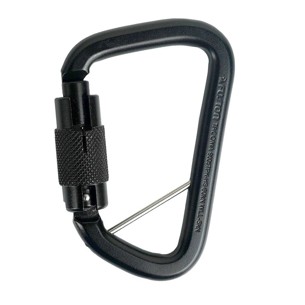 Fusion Climb Tacoma triple-locking carabiner front view for secure climbs