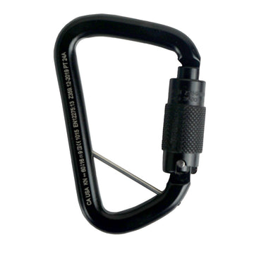 Fusion Climb Tacoma triple-locking carabiner side view for weight-bearing reliability