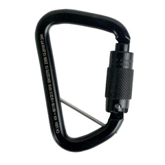 Fusion Climb Tacoma triple-locking carabiner side view for weight-bearing reliability