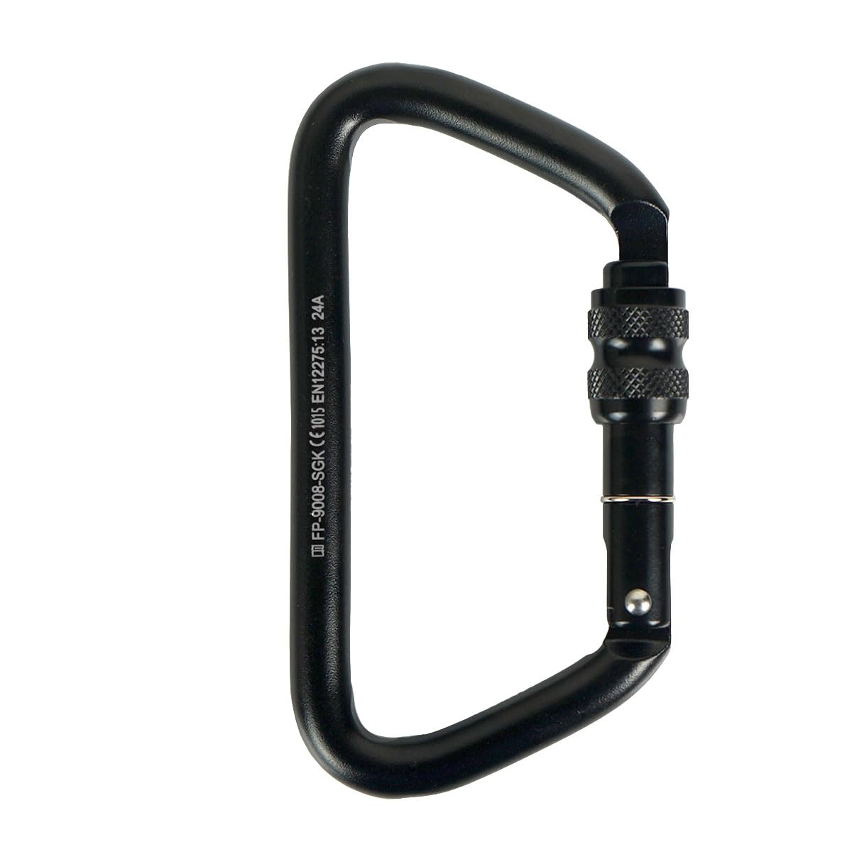 Fusion Climb Tahoe heavy-duty steel carabiner in use on a rope system for rugged climbs
