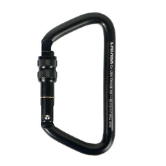 Fusion Climb Tahoe screw locking carabiner close-up displaying the twist-lock for secure outdoor use
