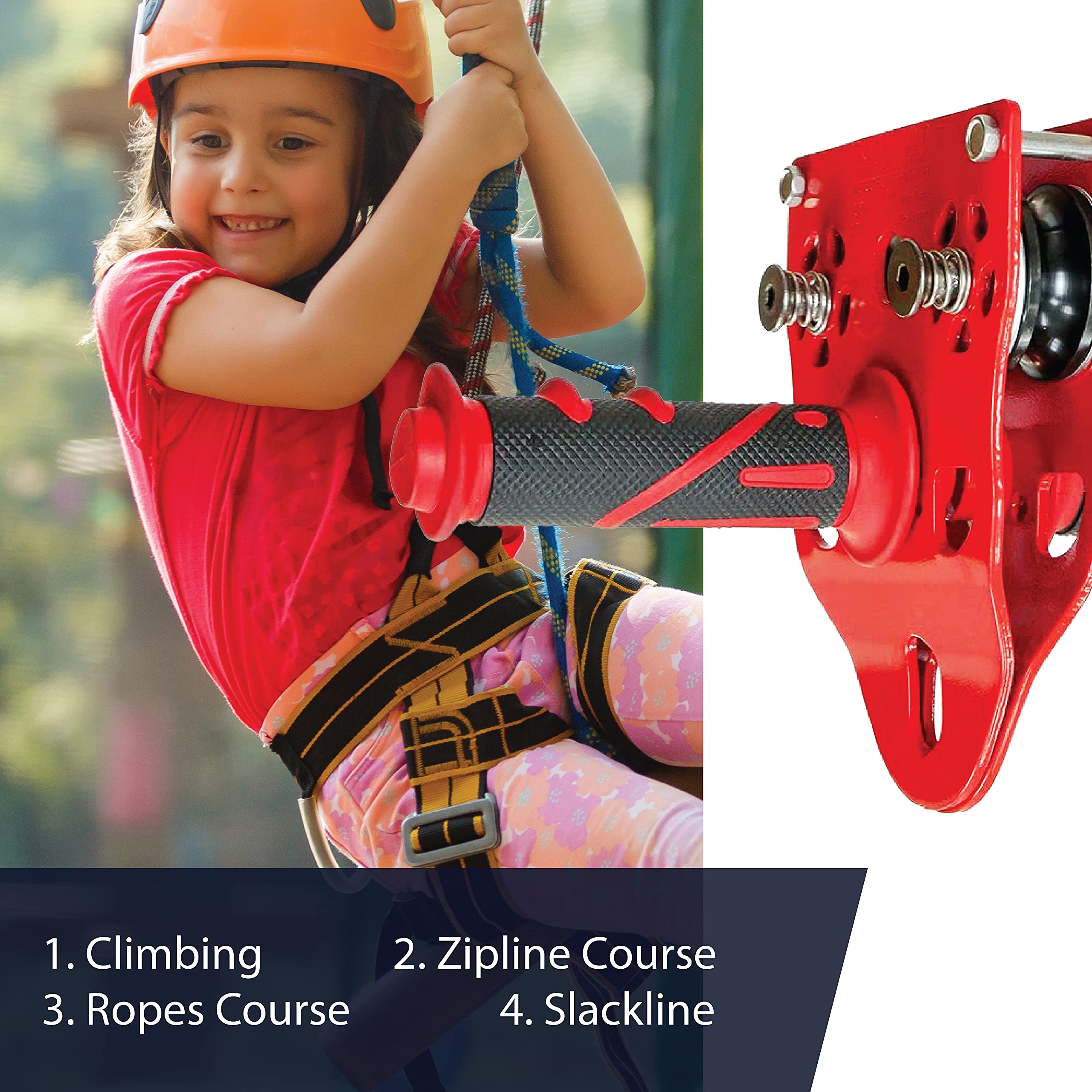 Fusion Climb Z-Max trolley CE-certified for safety and reliable performance.