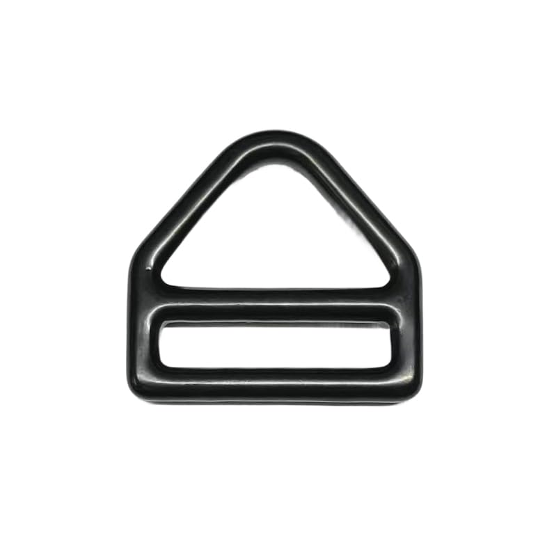 Fusion D-Ring black finish resists corrosion for indoor and outdoor use.