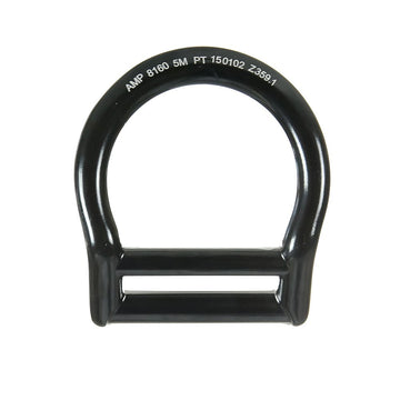 Fusion D-ring close-up in black highlighting smooth edges and durability