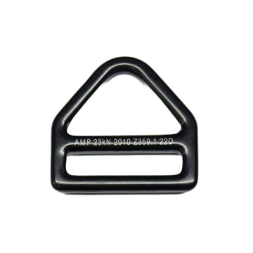 Fusion Heavy-Duty Triangle D-Ring close-up shows forged steel durability for versatile securing tasks.
