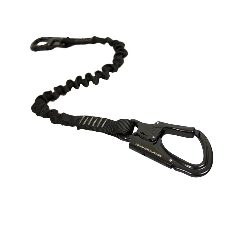 Fusion Helo Retention Lanyard CYB webbing closeup highlights MIL-SPEC tubular fabric quality