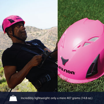 Fusion Meka II attachment slots support lights and visors for improved visibility.