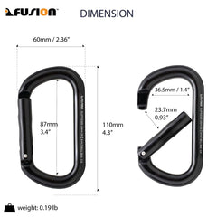 Fusion oval symmetrical body for stable loads and reduced cross-loading.