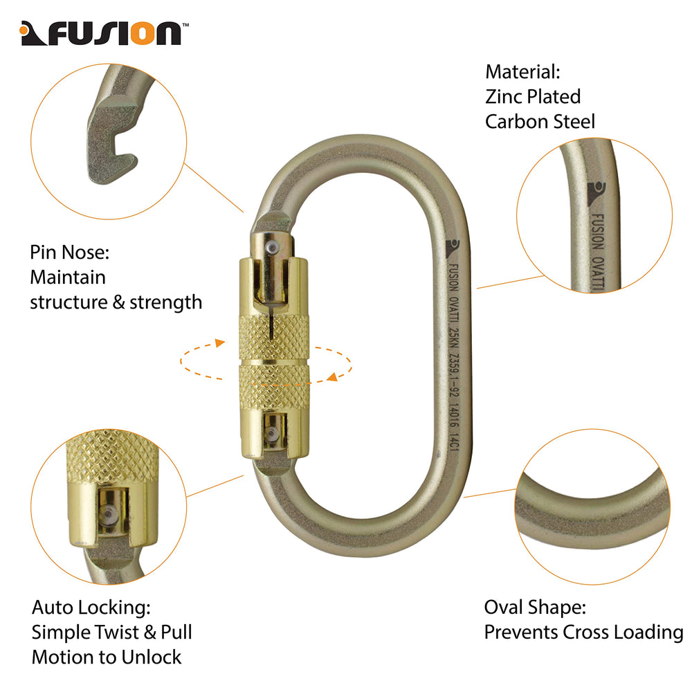 Fusion Ovatti pin nose design enhances overall strength while maintaining easy handling