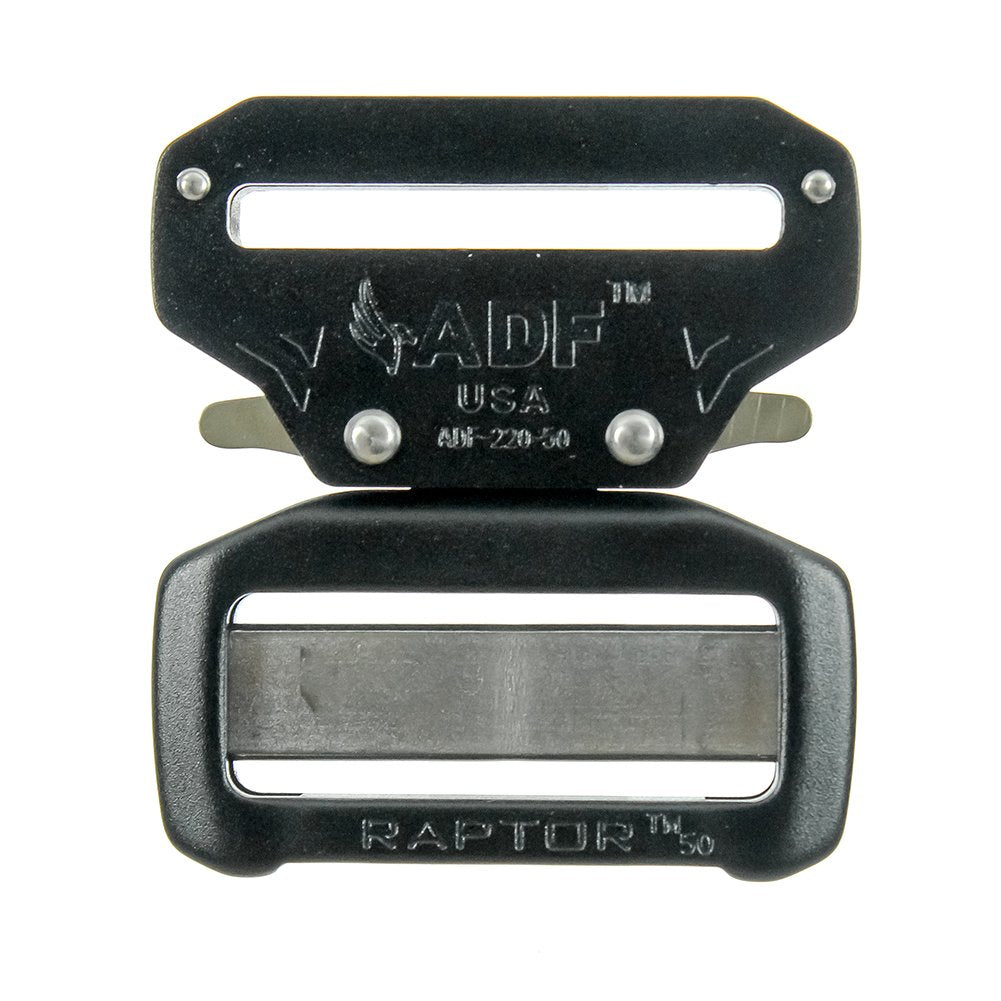 Fusion Raptor buckle quick-release for 2-inch belts, easy on/off
