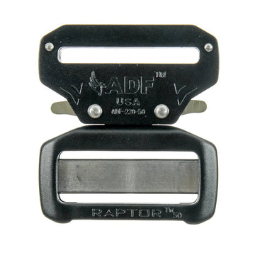 Fusion Raptor buckle quick-release for 2-inch belts, easy on/off