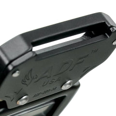 Fusion Raptor II buckle closeup adjuster reveals easy webbing tuning.