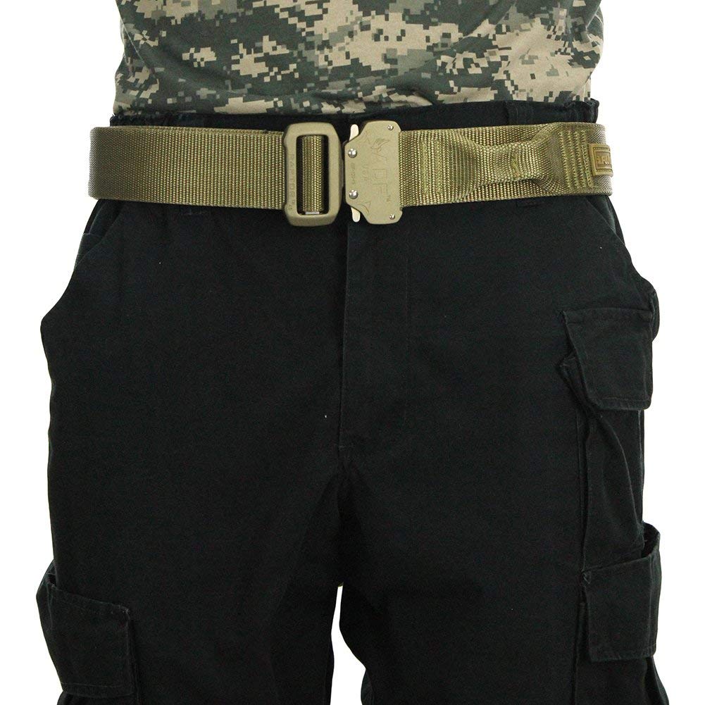 Fusion Riggers belt size note helps select pants size.