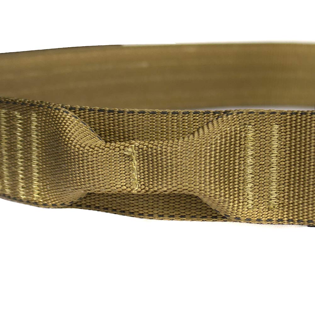 Fusion Riggers belt stitching detail emphasizes heavy-duty construction.
