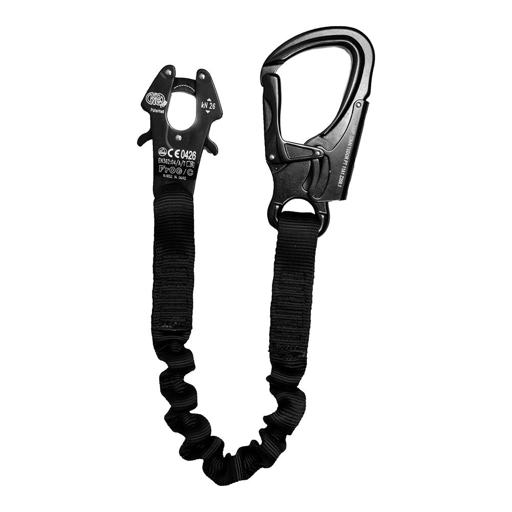 Fusion Tactical ProGlide lanyard with Kong Frog shackle for helicopter operations