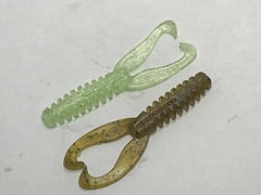 FusionX Flapper lure mold displays 4-inch dimensions aiding custom lure creation