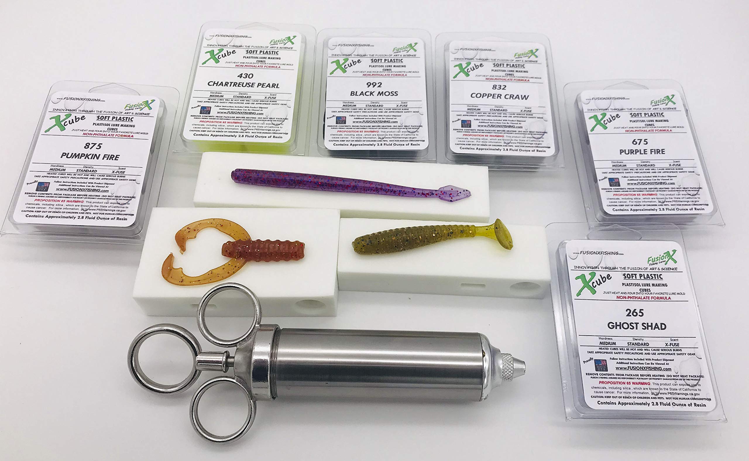FusionX six-color packs let you customize lure hues.