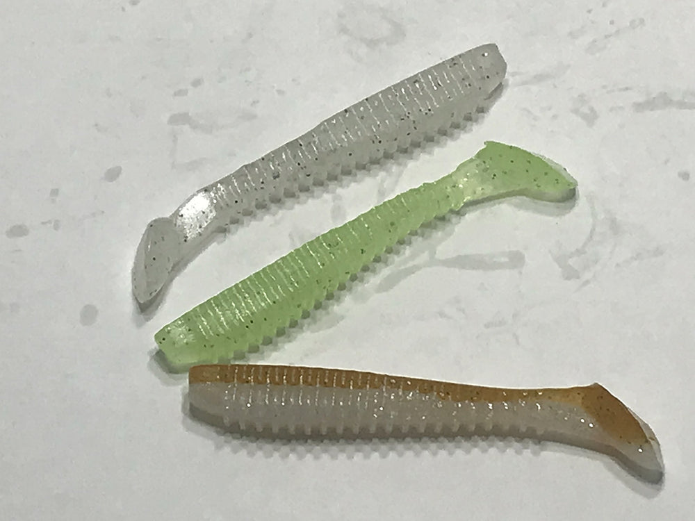 FusionX soft-plastic mold close-up—no release needed with plastisol resin.