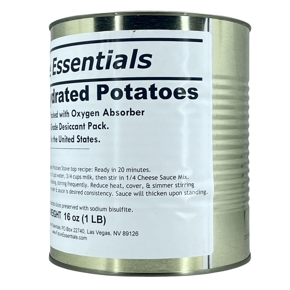 Future Essentials 25-year shelf life ensures dependable storage in pantries and bug-out bags