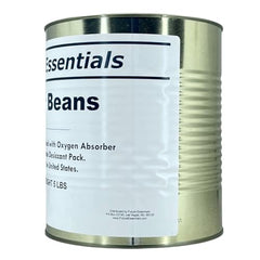 Future Essentials Small White Beans in navy can, versatile protein for soups and stews