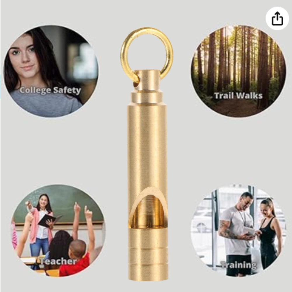 Multipurpose FUTURESTEPS outdoor whistle ideal for hiking and camping