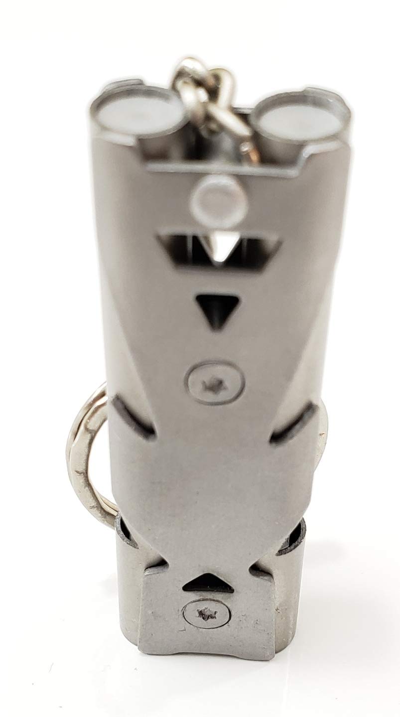FutureSteps whistle side view with lanyard for easy on-the-go access.
