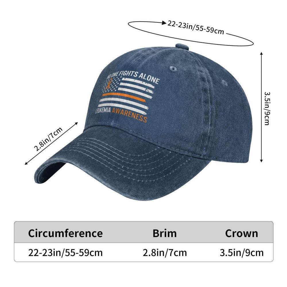 Fwoeqiz leukemia awareness hat stiff brim preserves clear sight lines in sun.