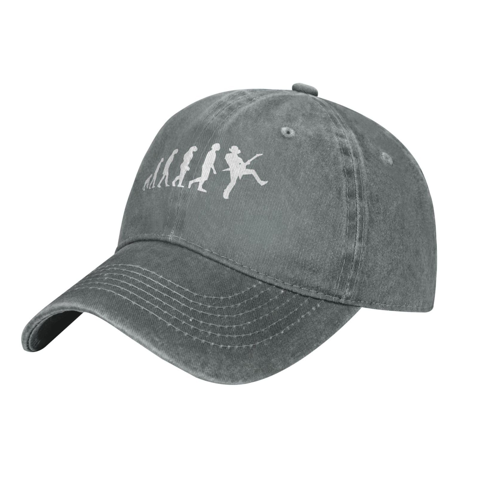 fwoeqiz Player Evolution Guitar Hat side view with adjustable fit