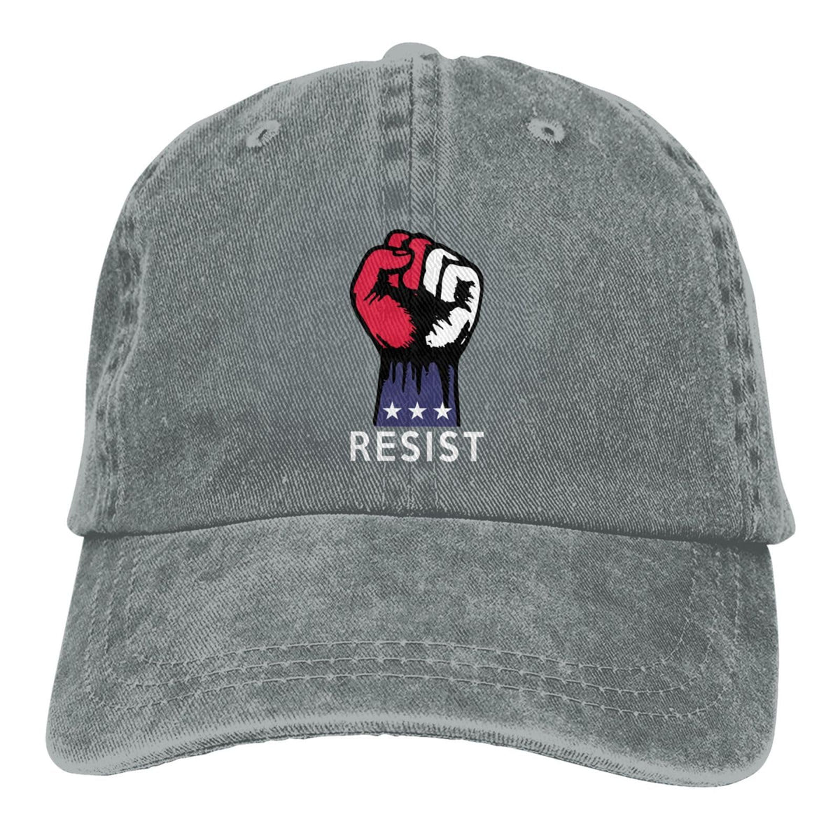 fwoeqiz Resist Fist cap top stitching highlights sturdy construction for daily wear