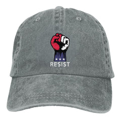 fwoeqiz Resist Fist cap top stitching highlights sturdy construction for daily wear