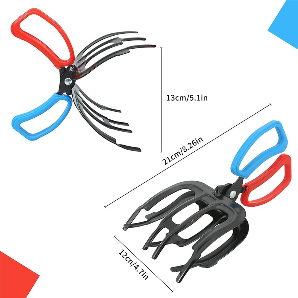 FXOICMI 3 Claw Gripper claws open showing easy one-handed operation for safe handling.