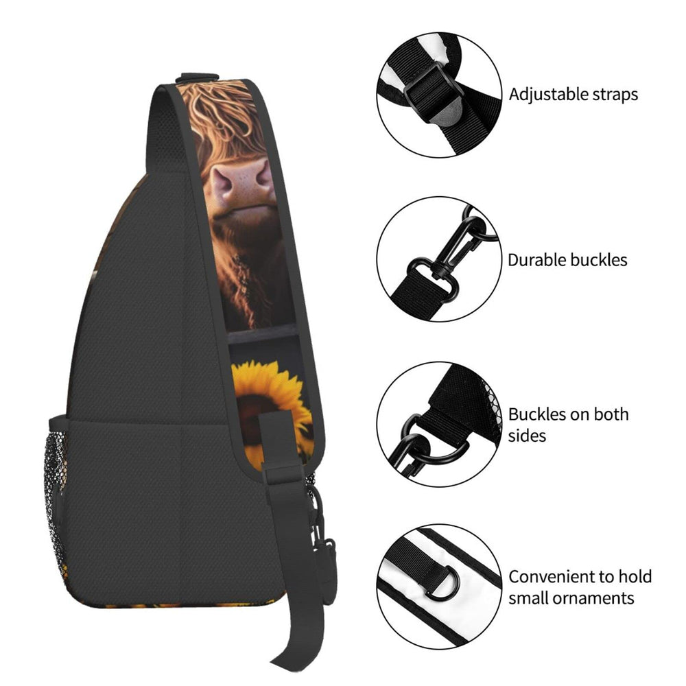 Durable zipper and diagonal strap free hands for cycling, commuting, and quick errands.