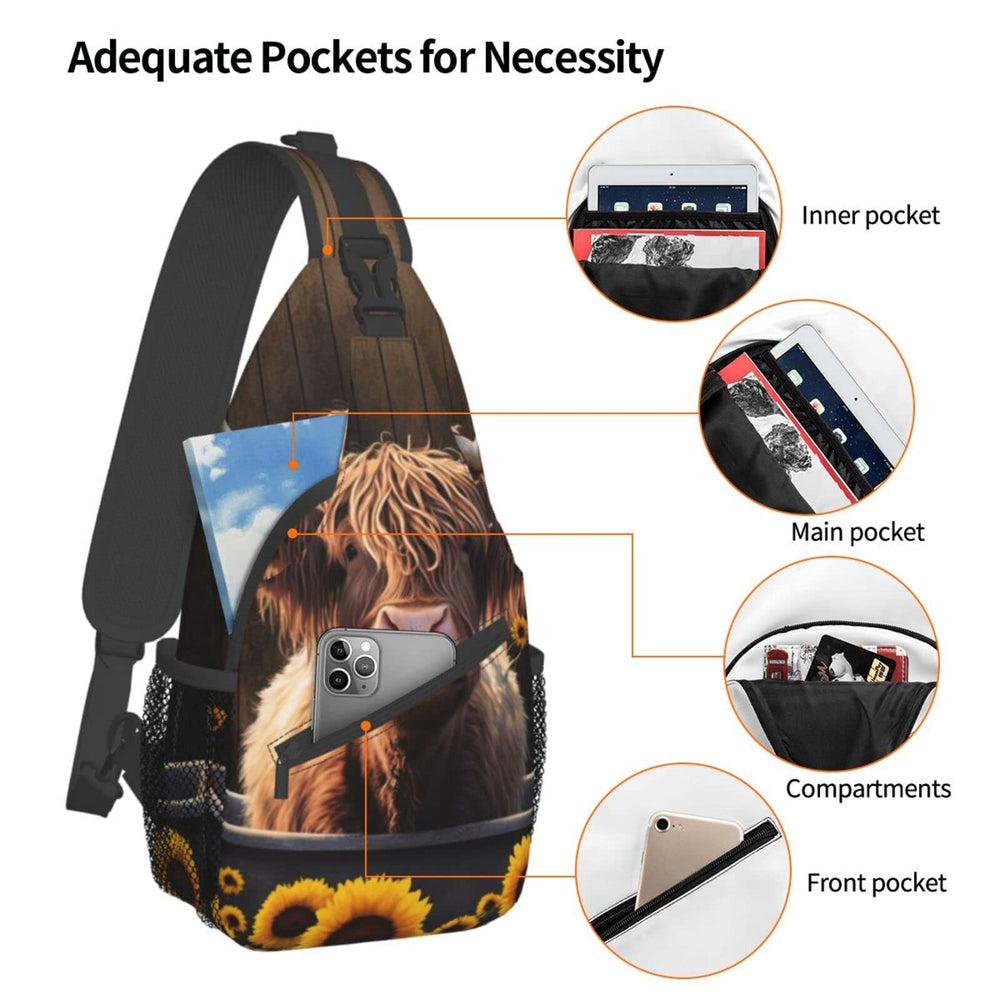 Lightweight 168g FYCFSLMY bag with multiple compartments keeps essentials organized on travels.