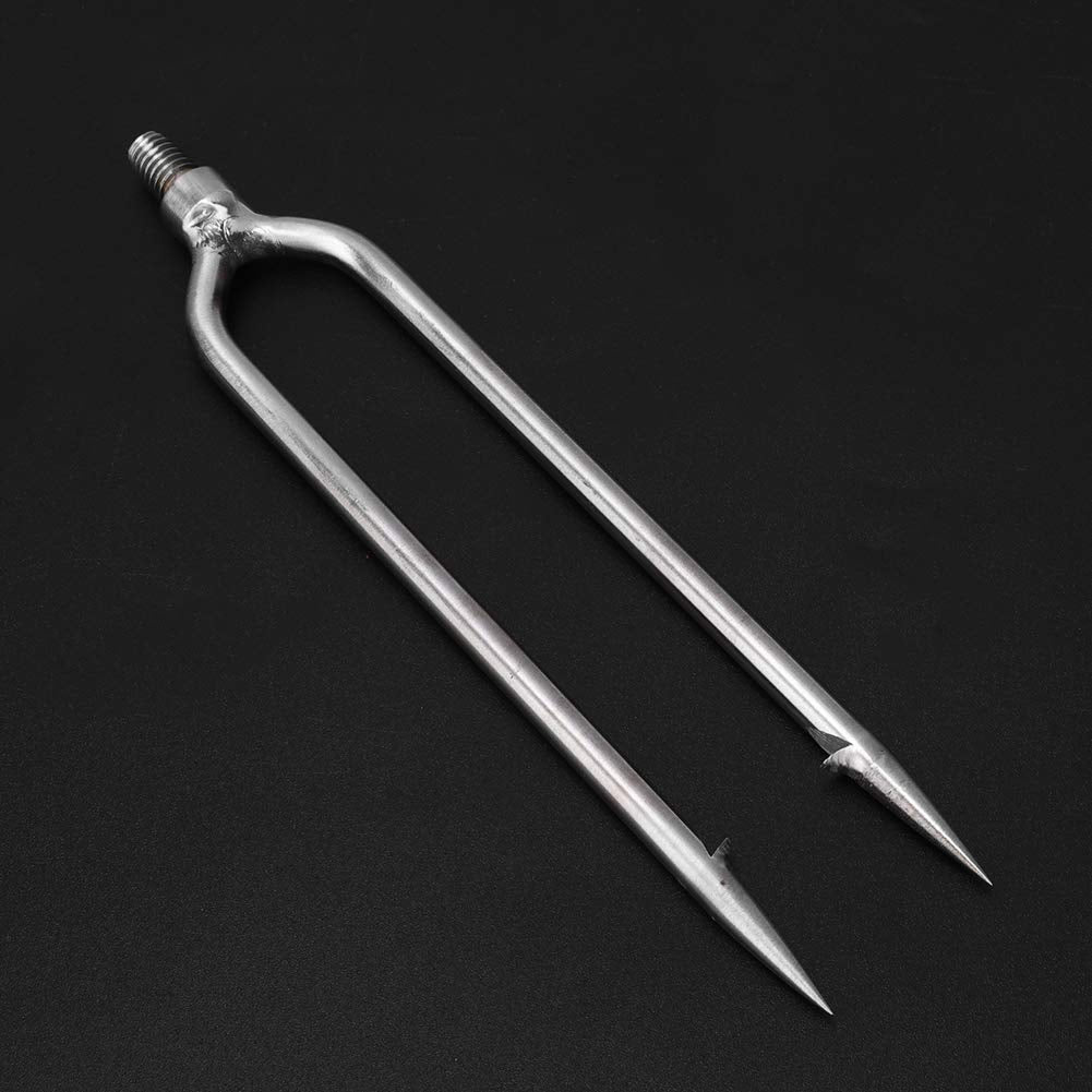 Fydun two-prongs gaff hook in action for steady prey handling.