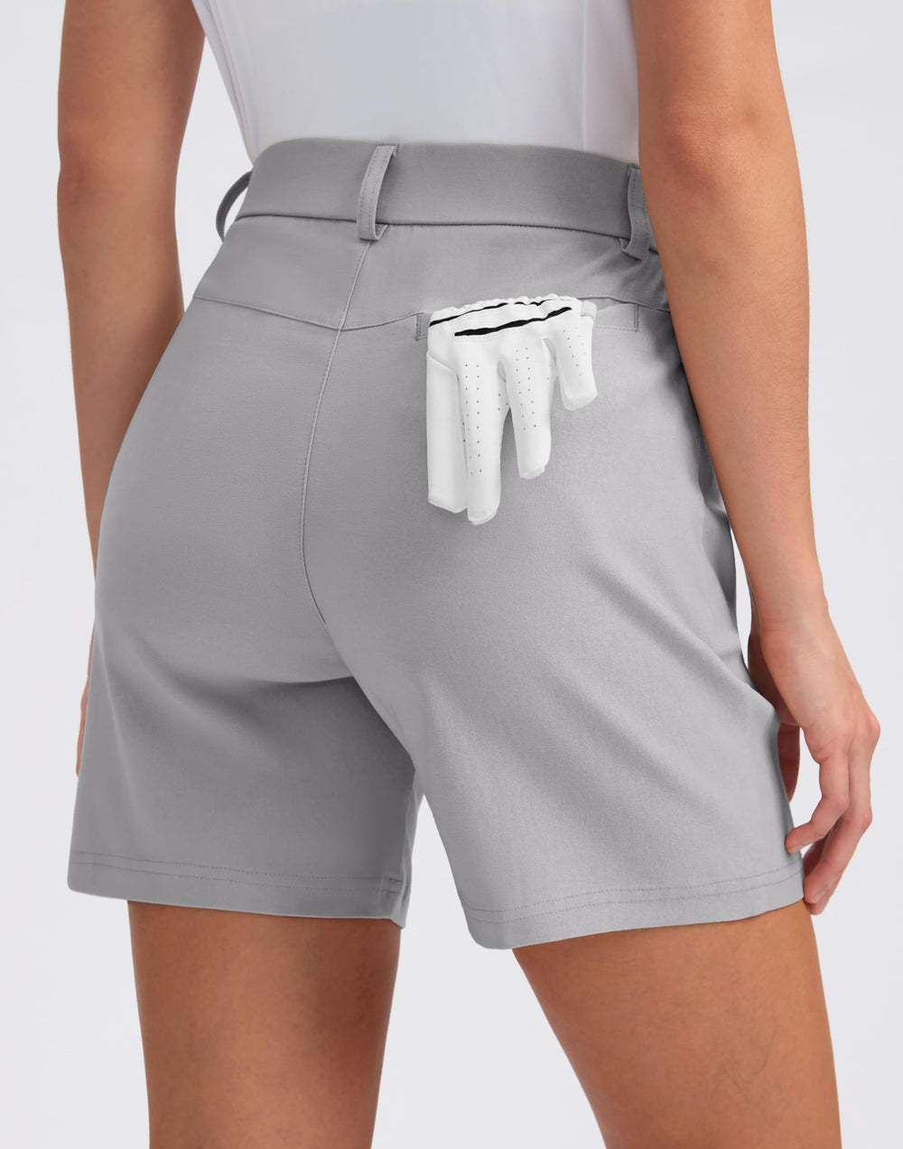 G Gradual 5in inseam image shows mid-thigh length for versatile styling.