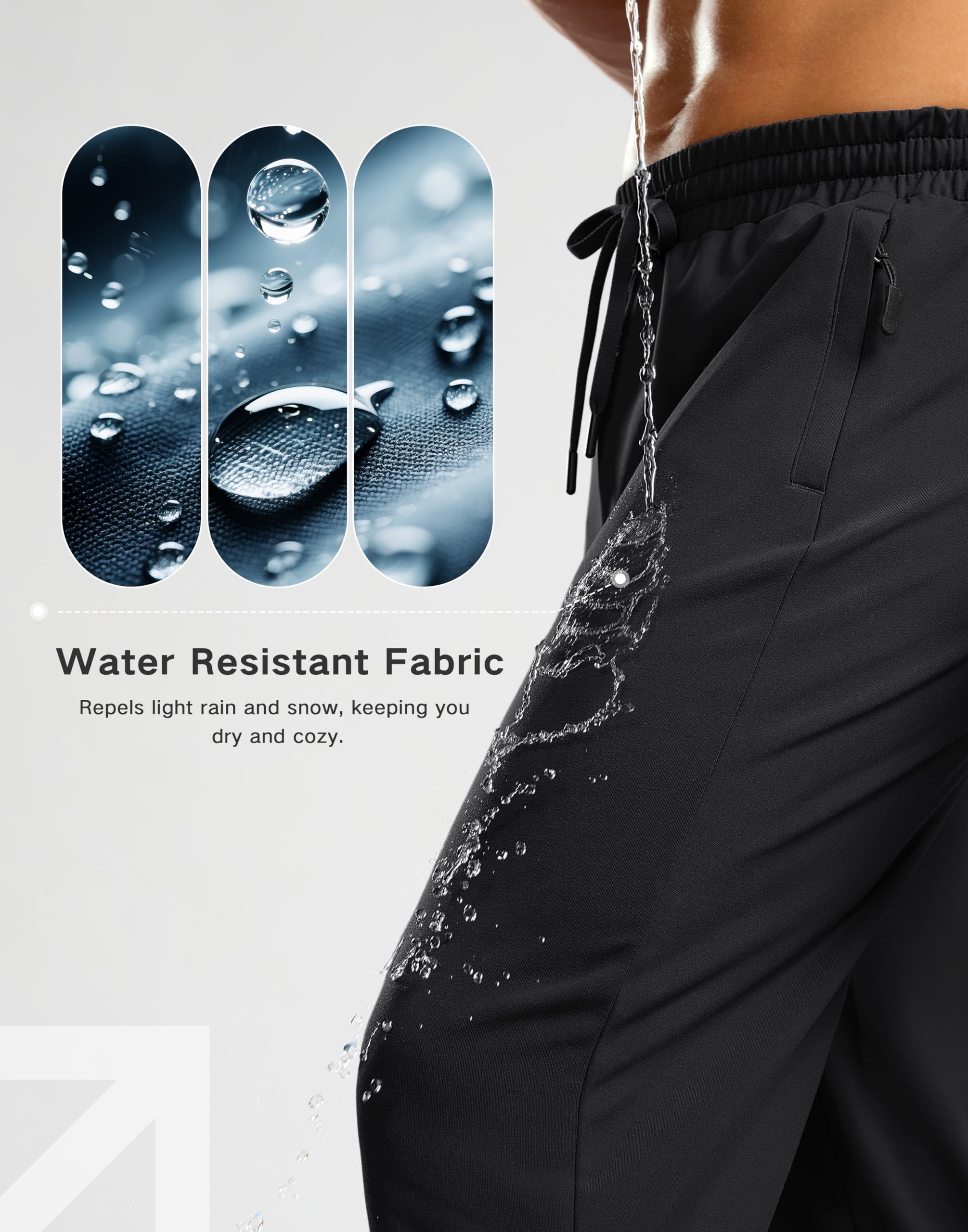 G Gradual fleece-lined pants offer 4-way stretch for flexible movement.
