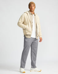 G Gradual fleece-lined pants back-pocket view highlights secure zipper storage for valuables