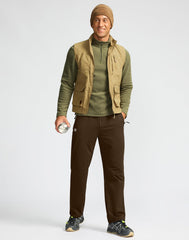 G Gradual men's fleece lined pants back zip pocket for valuables during workouts