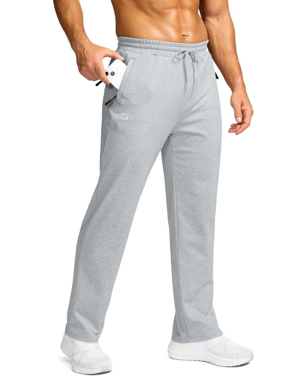 G Gradual men's fleece-lined pants front view with warm, comfortable winter wear.