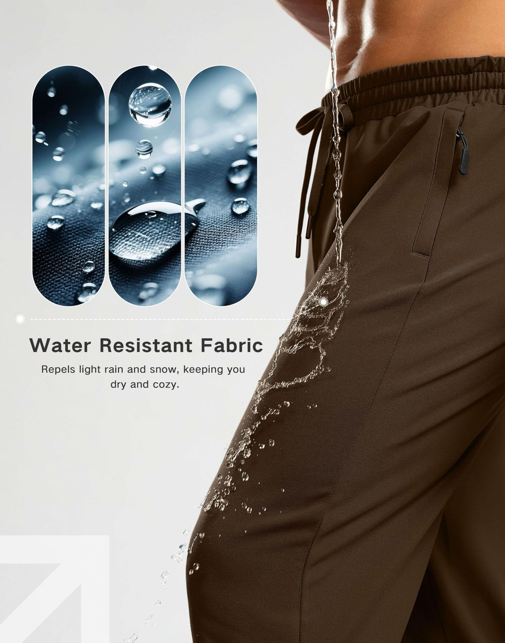 G Gradual men's fleece lined pants hiking outfit look perfect for outdoor recreation