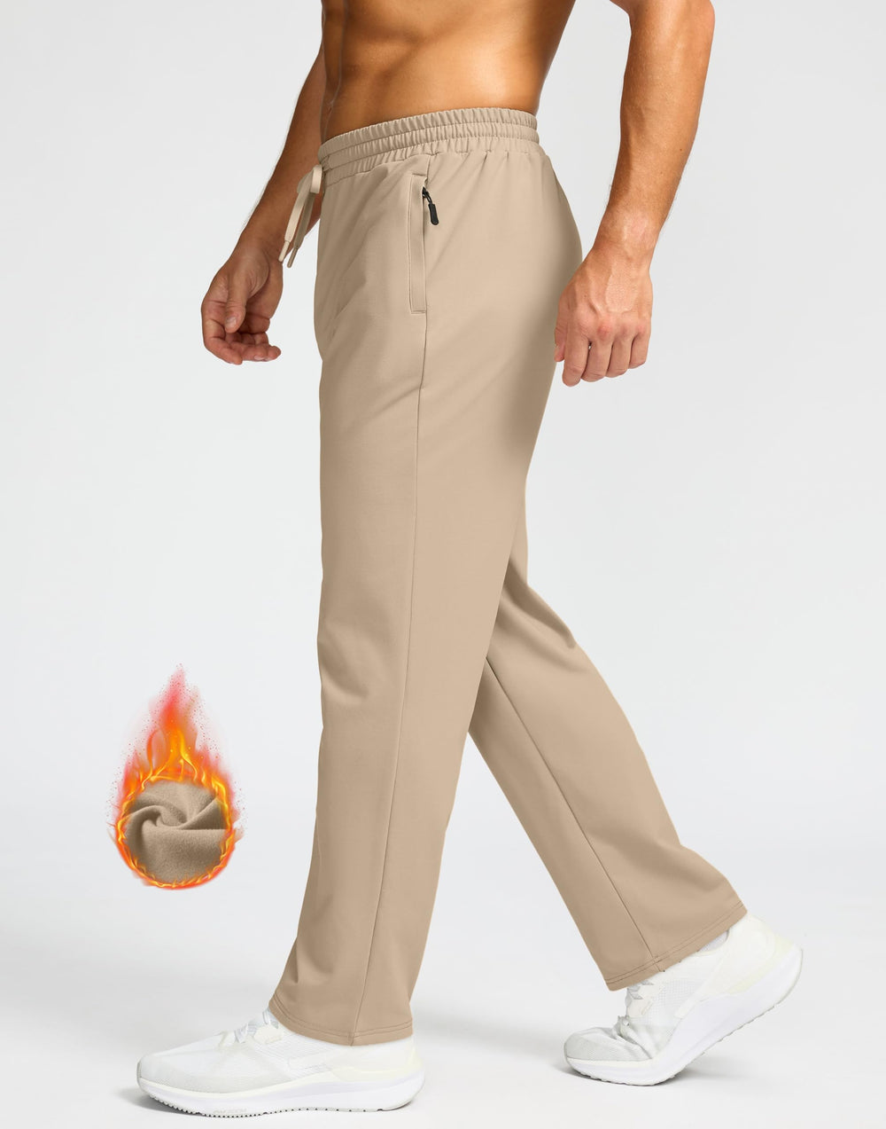G Gradual fleece-lined pants side with zip pockets for secure storage