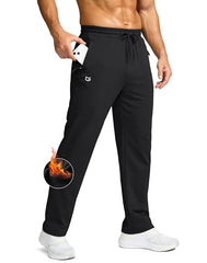 G Gradual men's pants front view for versatile daily wear warmth