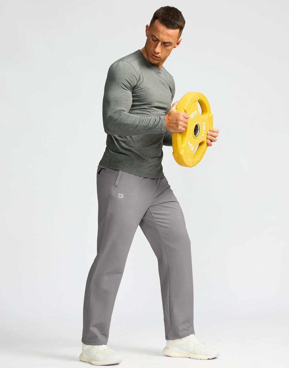 G Gradual winter-ready pants lifestyle shot illustrating versatile daily and gym use