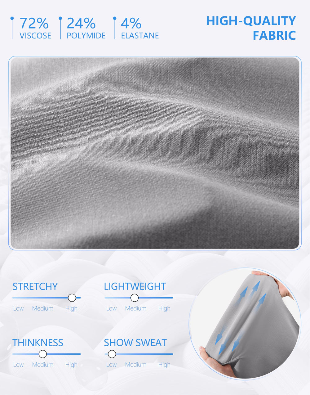 G Gradual designed for outdoor activities like golf and hiking in varied conditions.