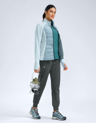 G Gradual joggers with 3-zip pockets detail for secure storage.