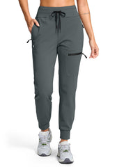 G Gradual fleece-lined joggers front view highlights warmth and mobility for winter hikes