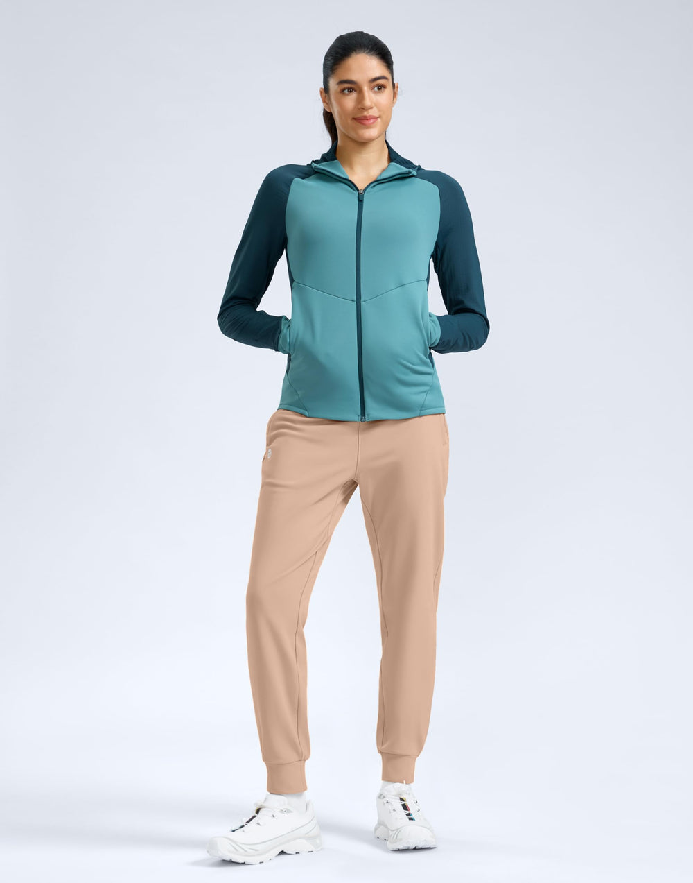 G Gradual high-waist drawcord detail showcases adjustable coverage and tummy control.